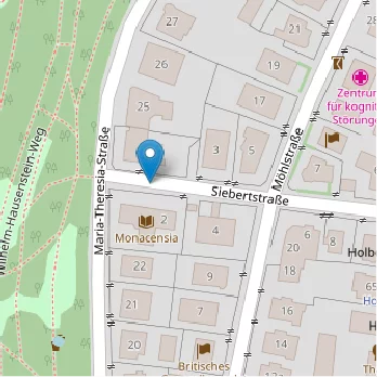 Monacensia – München auf Open Street Map Karte