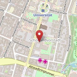 Bayerische Staatsbibliothek – München auf Open Street Map Karte