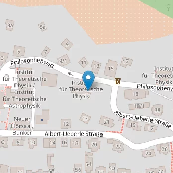Bereichsbibliothek Physik und Astronomie Heidelberg auf Open Street Map Karte