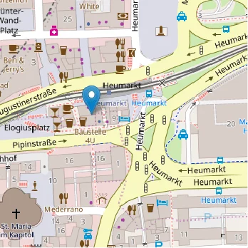 Bibliothek auf Open Street Map Karte