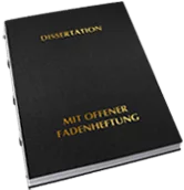 Hardcover - offene Fadenheftung