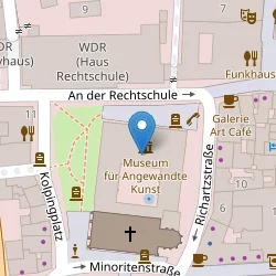 Kunst- und Museums Bibliothek – Köln auf Open Street Map Karte
