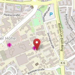 ULB Münster: Zweigbibliothek Medizin – Münster auf Open Street Map Karte