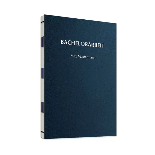 Offene Fadenbindung stehend Abschlussarbeiten Hardcover