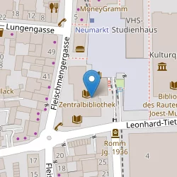 Stadtbibliothek Köln auf Open Street Map Karte