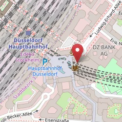 Zentralbibliothek der Stadtbüchereien Düsseldorf auf Open Street Map Karte