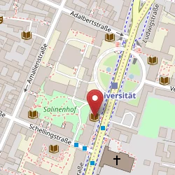 Universitätsbibliothek der LMU – München auf Open Street Map Karte