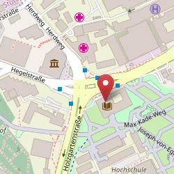 Universitätsbibliothek Stuttgart (Stadtmitte) auf Open Street Map Karte