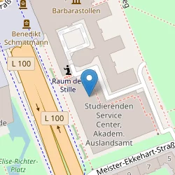 Volkswirtschaftliche Bibliothek Universität – Köln auf Open Street Map Karte