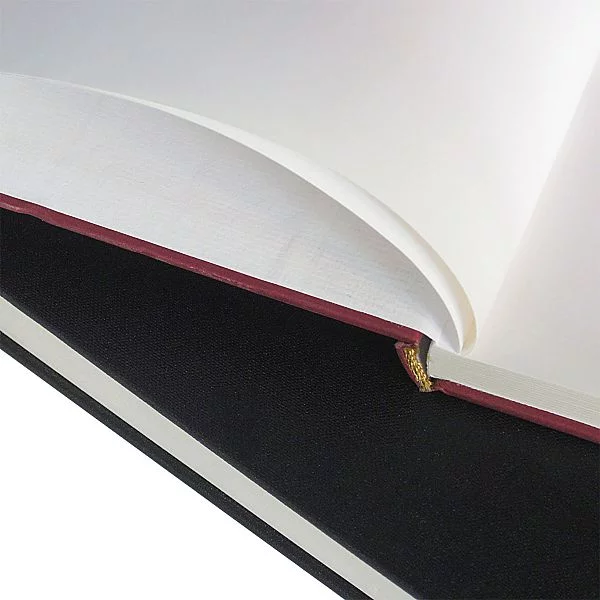 Vorsatzpapier in Nahaufnahme