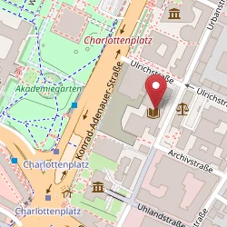 Württembergische Landesbibliothek – Stuttgart auf Open Street Map Karte